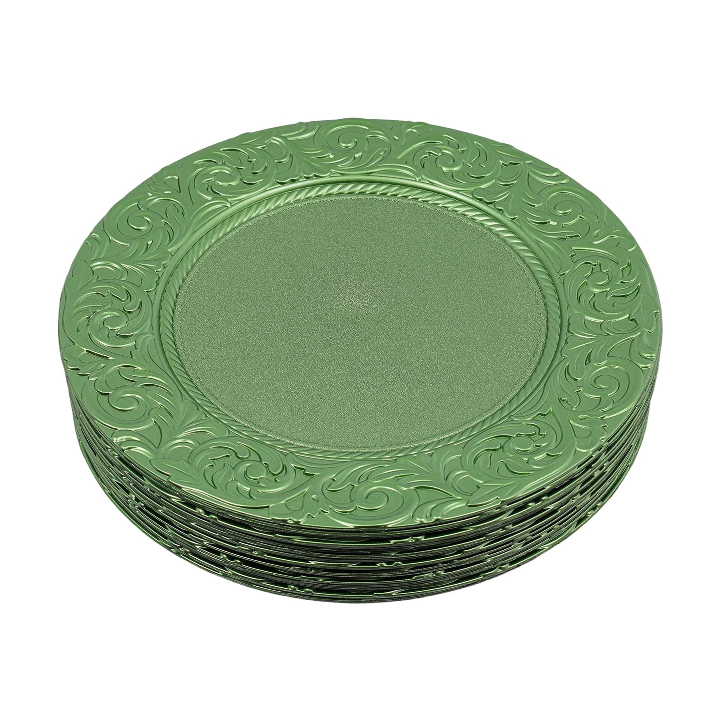 Charger Plates 100-Piece Round Set Reusable Serving Plates For Weddings