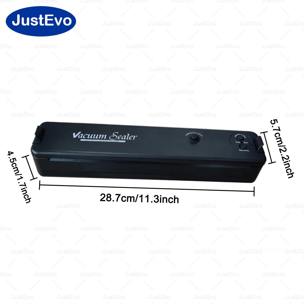 JustEvo Food Vacuum Sealer Machine Portable Automatic With 10 Bags