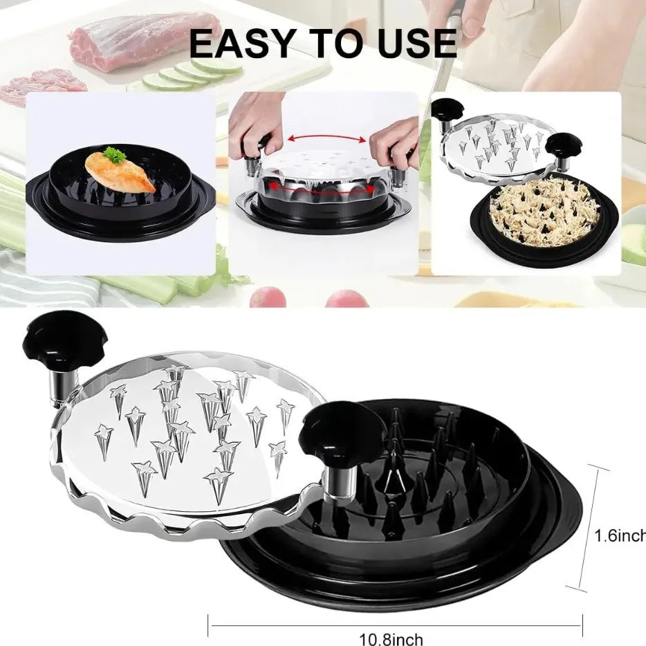 Professional Twist Chicken Shredder Tool For Cooked Meat