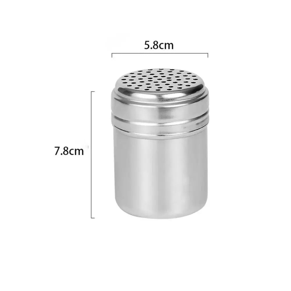 Stainless Steel Rotating Spice Jar Salt Pepper Seasoning Kitchen Container
