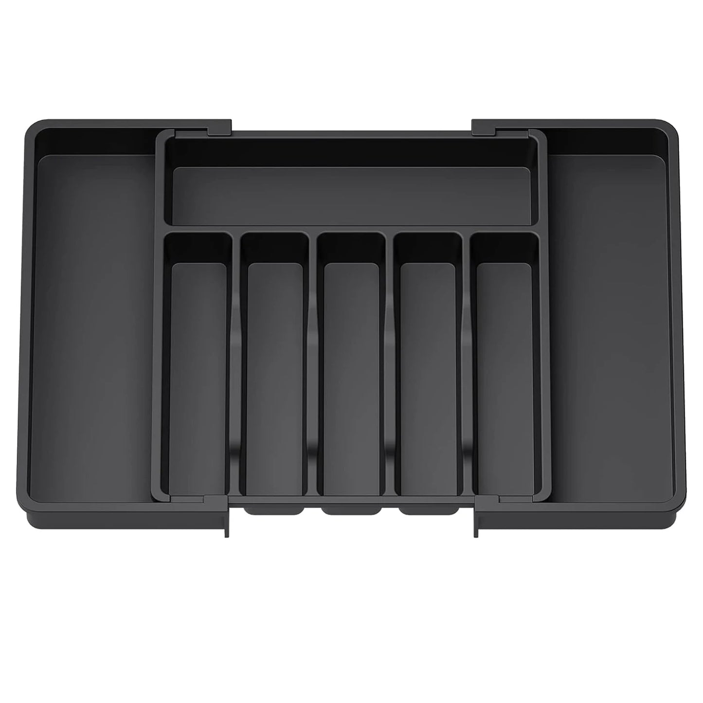 Adjustable Plastic Drawer Organizer For Flatware And Tableware