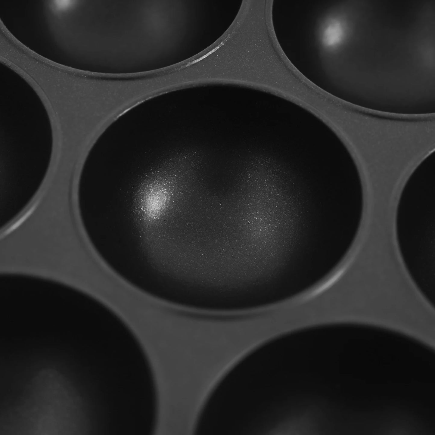 Bymaocar 7 Hole Cake Mold Pan Nonstick Takoyaki Omelette Pan