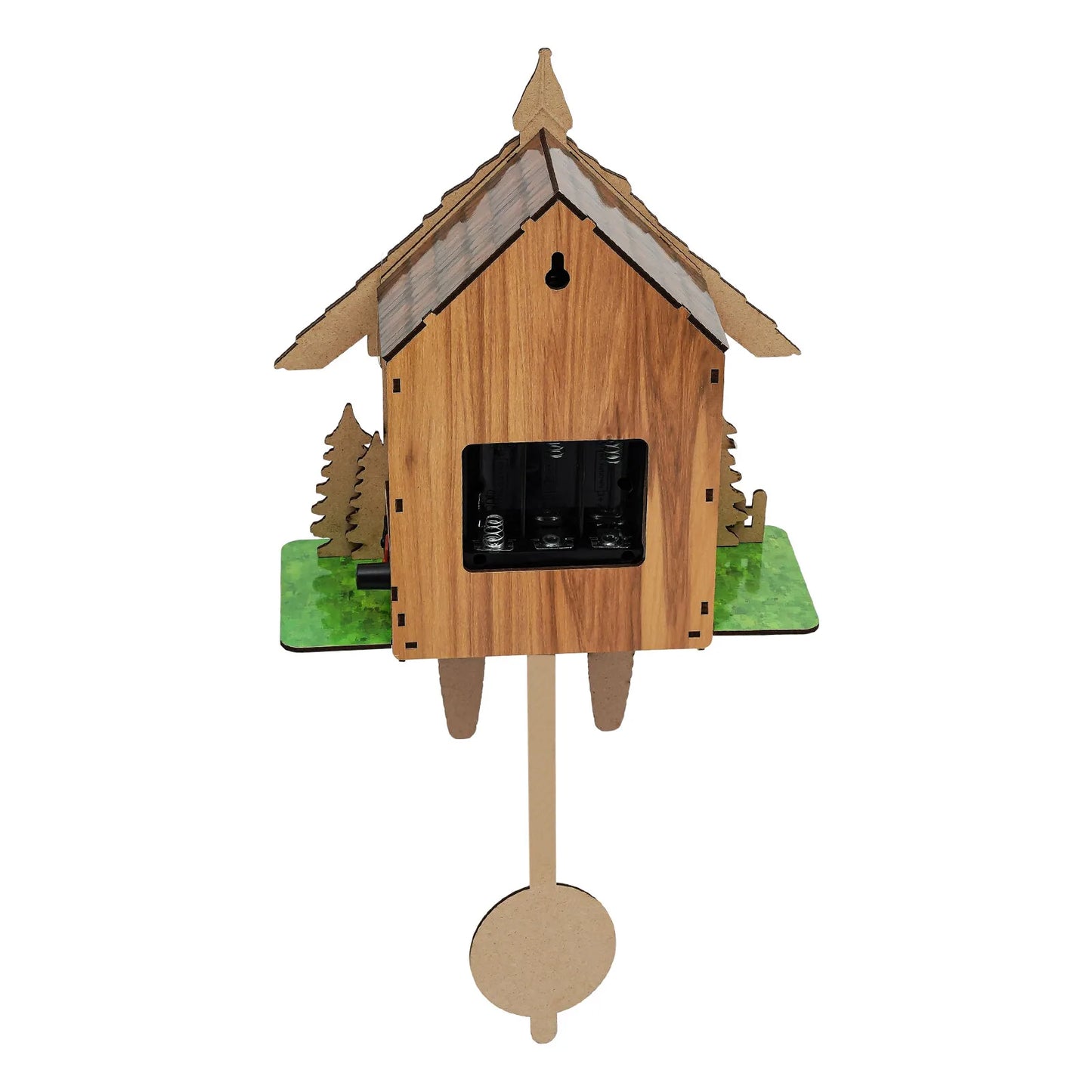 Cuckoo Wall Clock Chalet Forest House Pendulum Quartz