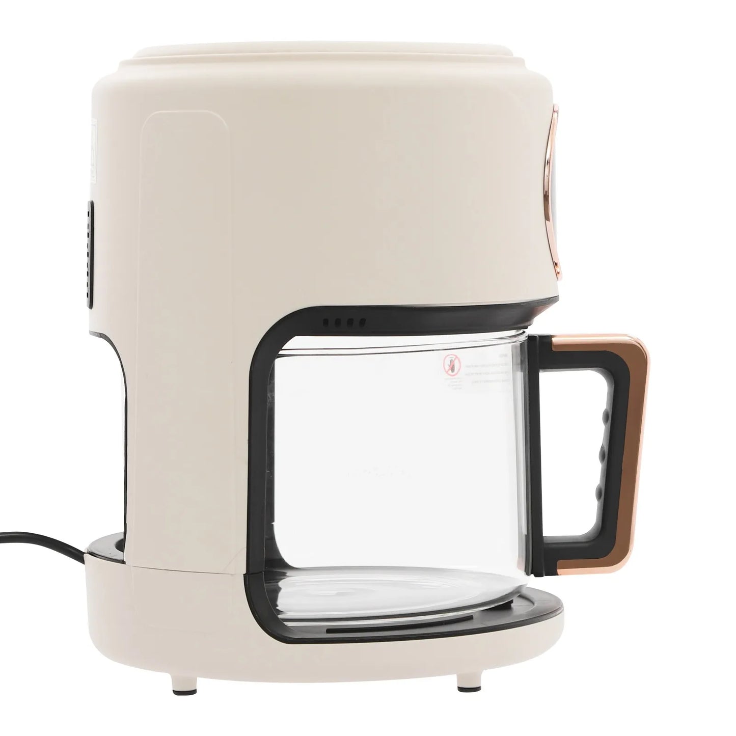 Cylinder Air Fryer 360 Degree View Glass Kitchen Appliance