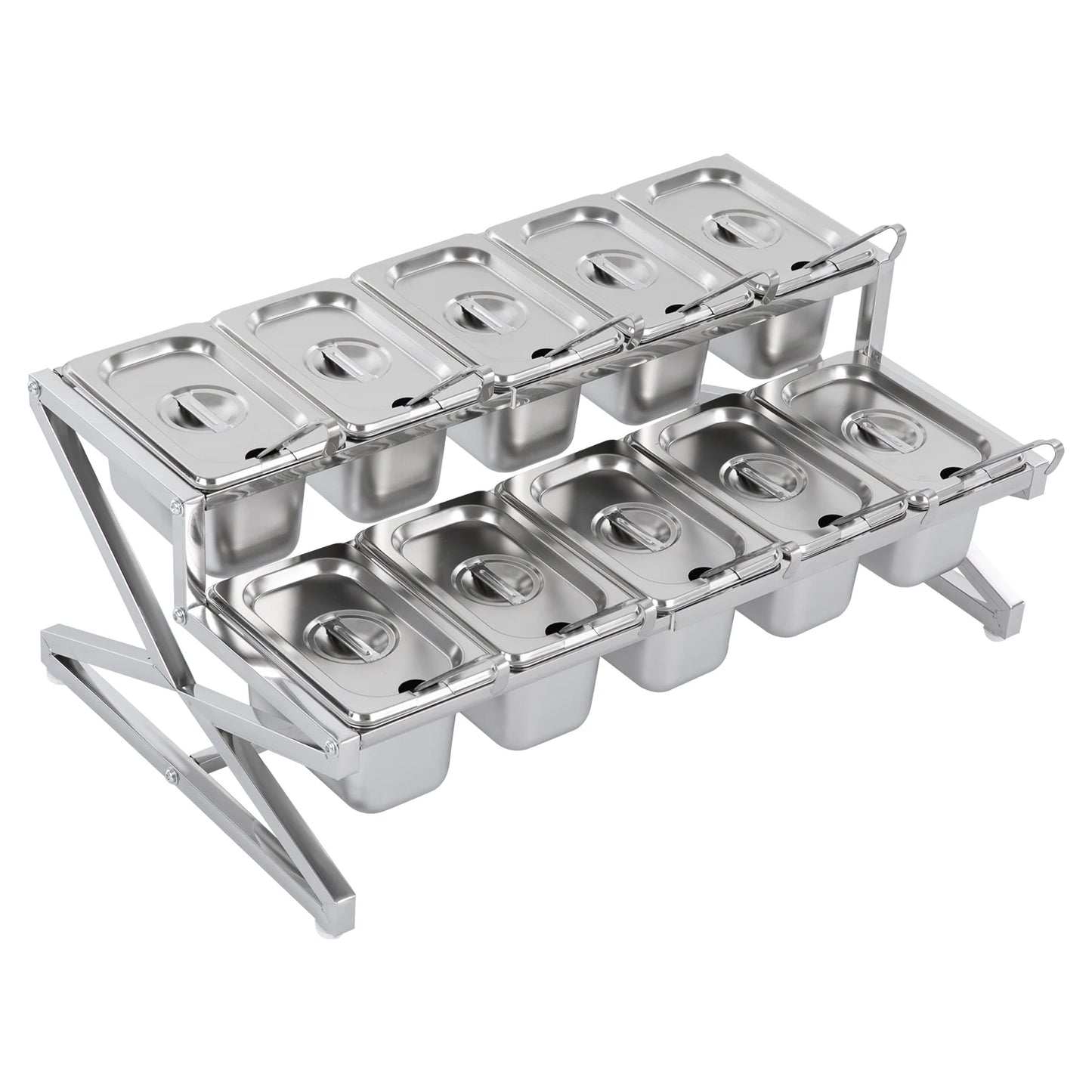 Stainless Steel Expandable Spice Rack Organizer For Spices And Sauces