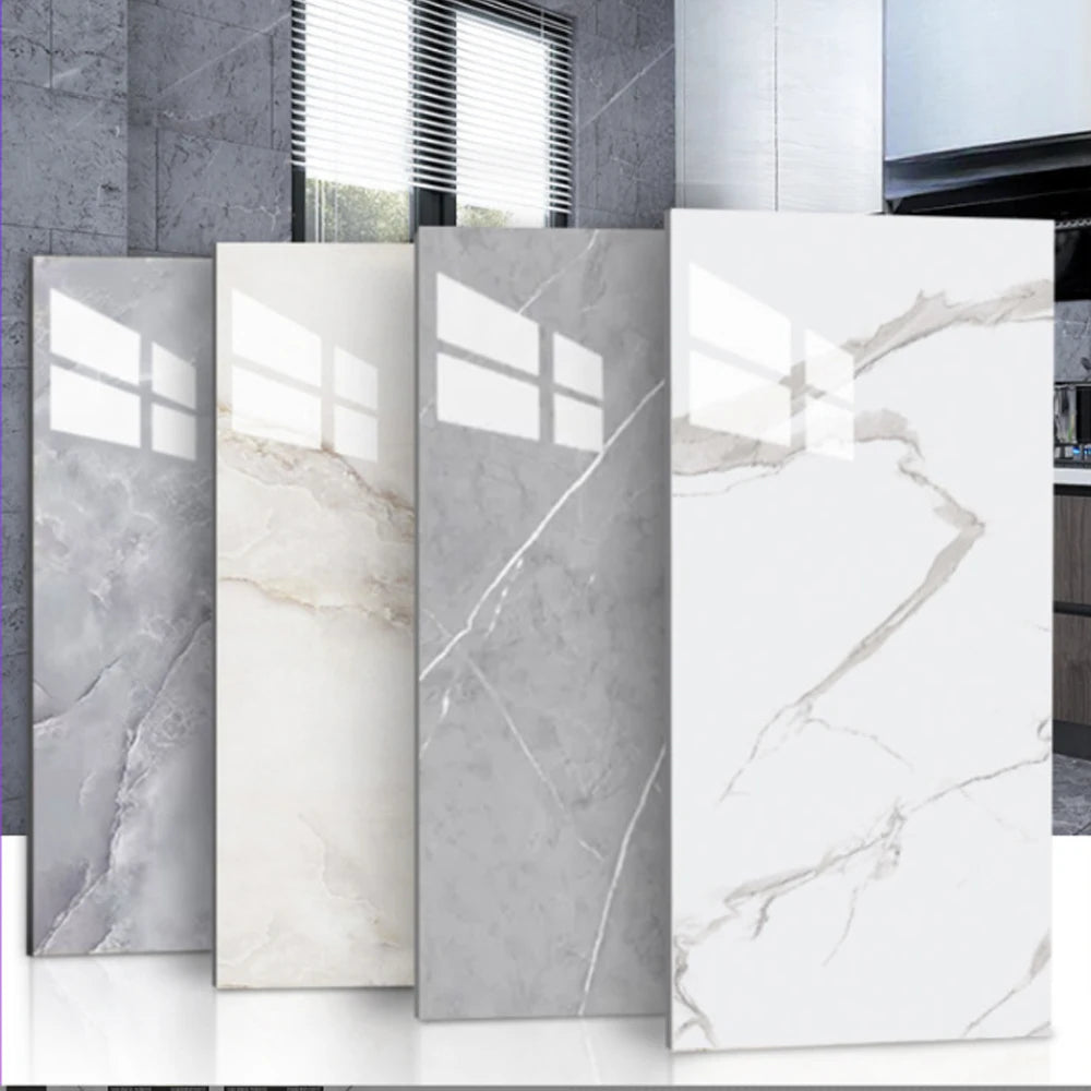 Self-Adhesive Marble PVC Floor Tiles Waterproof Peel And Stick