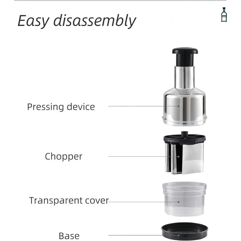 Manual Garlic Chopper Mini Mincer for Garlic Ginger Herbs Nuts