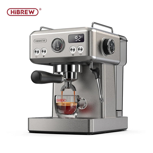 HiBREW 20 Bar Semi Automatic Espresso Machine With Temperature Control