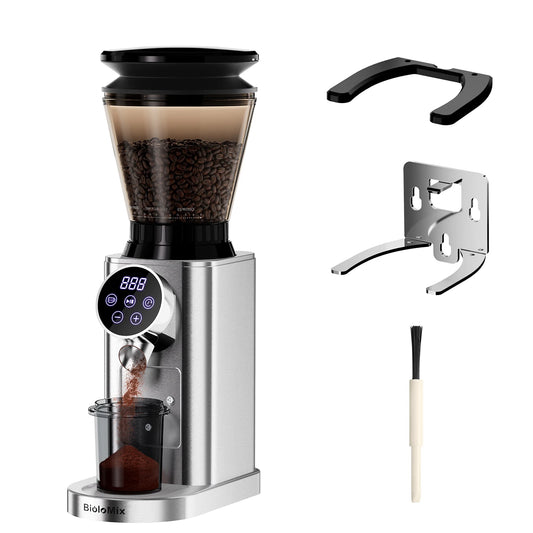 Biolomix Electric Conical Burr Coffee Grinder CG210 With Adjustable Settings