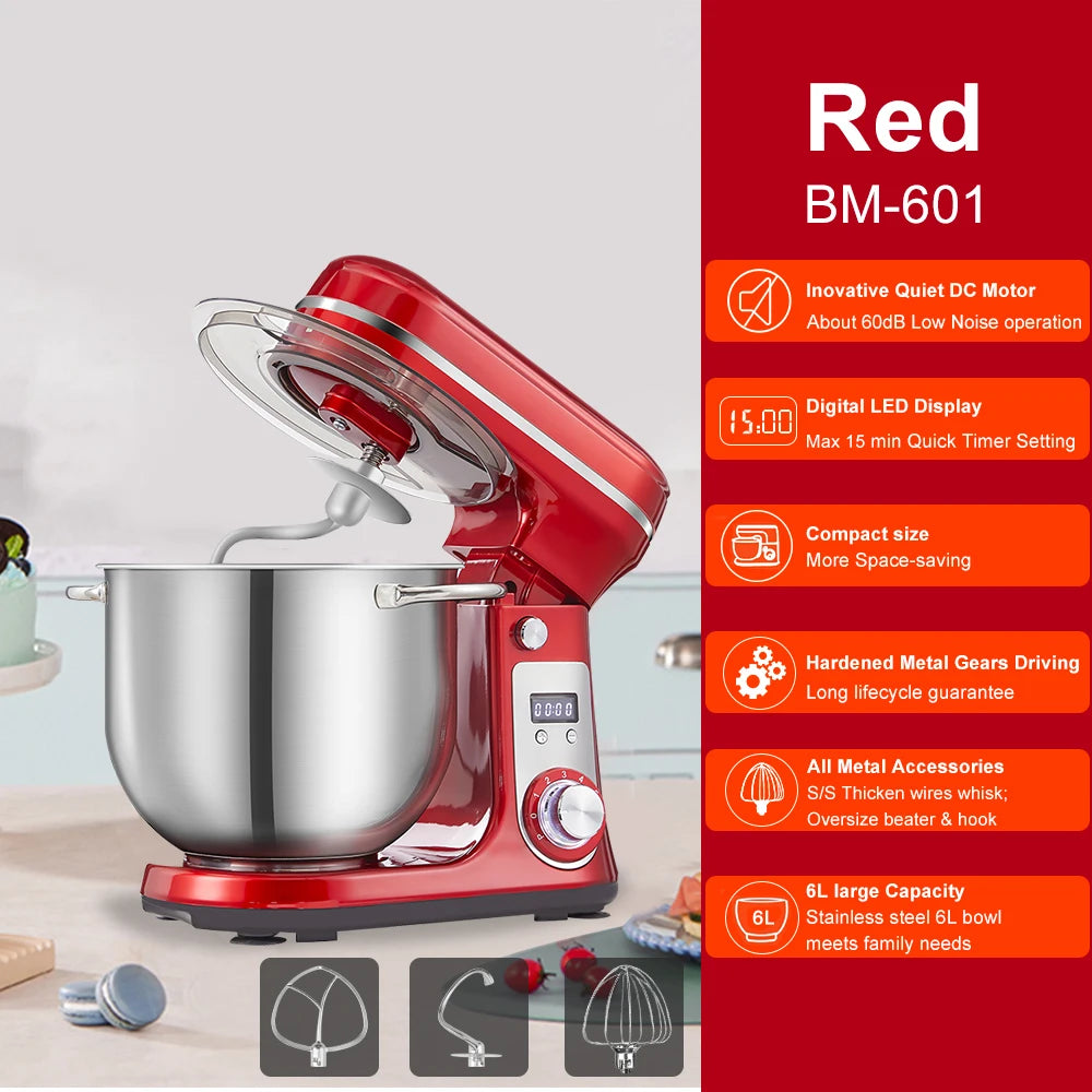 Biolomix Stand Mixer With Blender And Quiet Motor Appliance