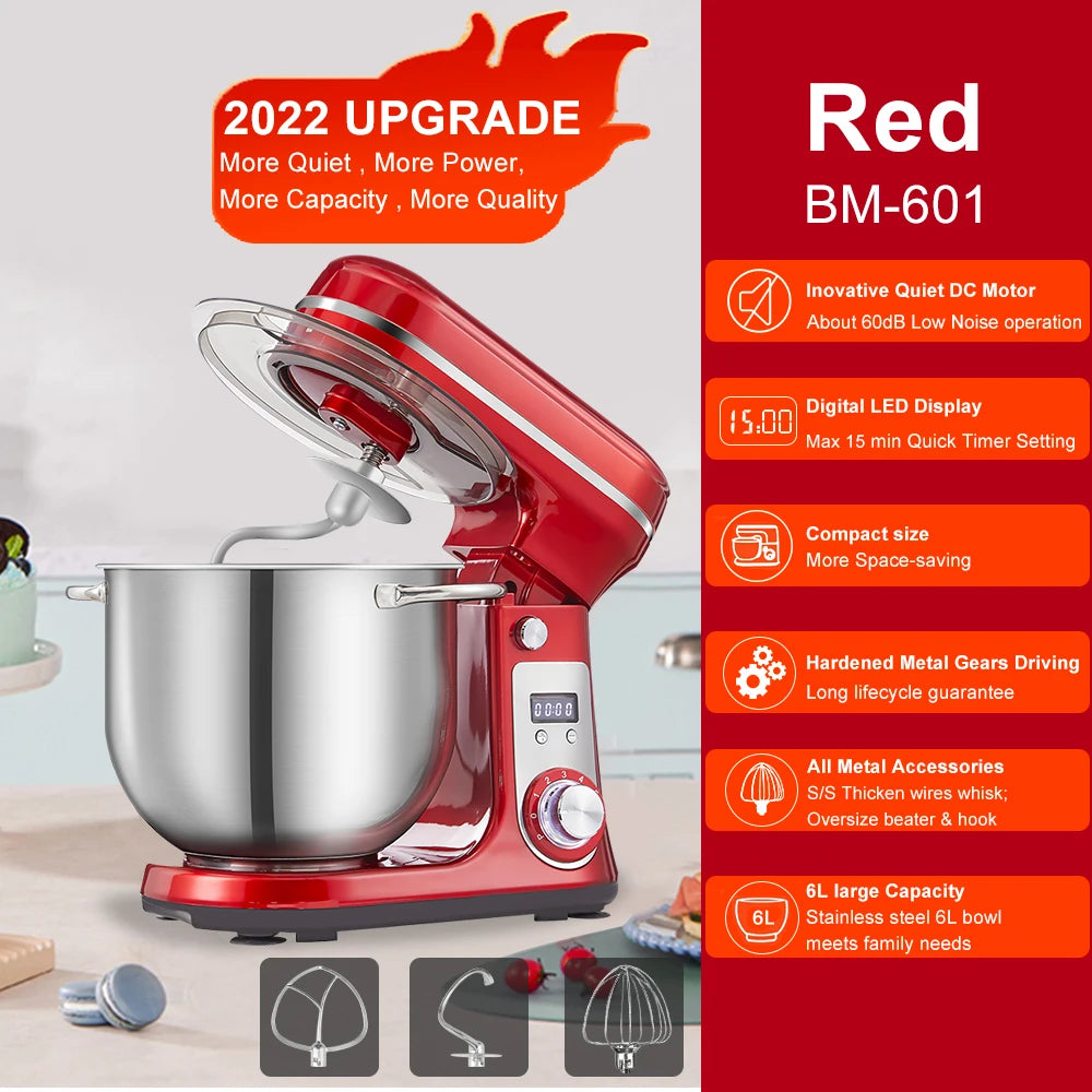 Biolomix Kitchen Stand Mixer And Blender With Quiet Motor