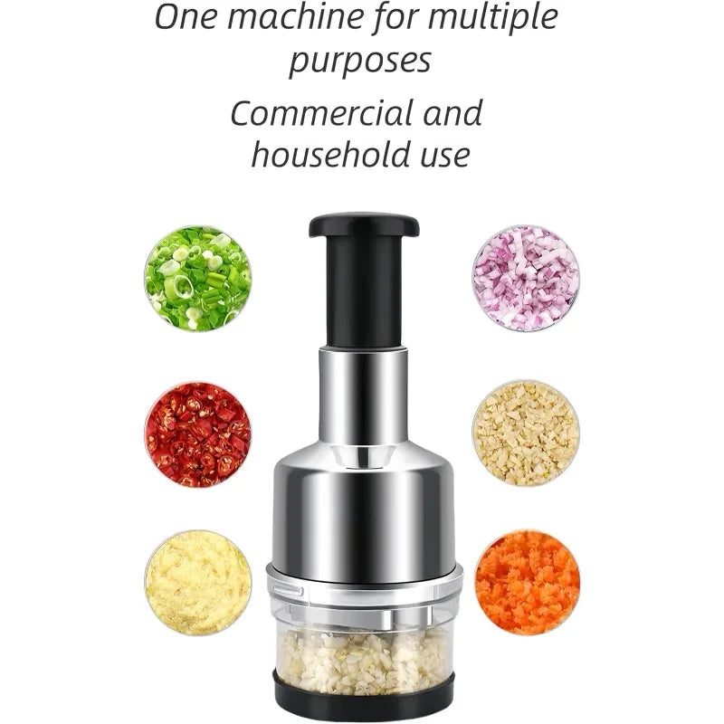 Manual Garlic Chopper Mini Mincer for Garlic Ginger Herbs Nuts
