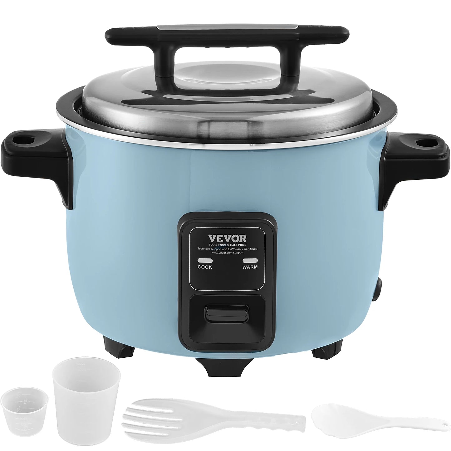 VEVOR Commercial Rice Cooker With Aluminium Nonstick Inner Pot