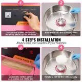 SucceBuy Electric Cotton Candy Machine Commercial Floss Maker Stainless Bowl