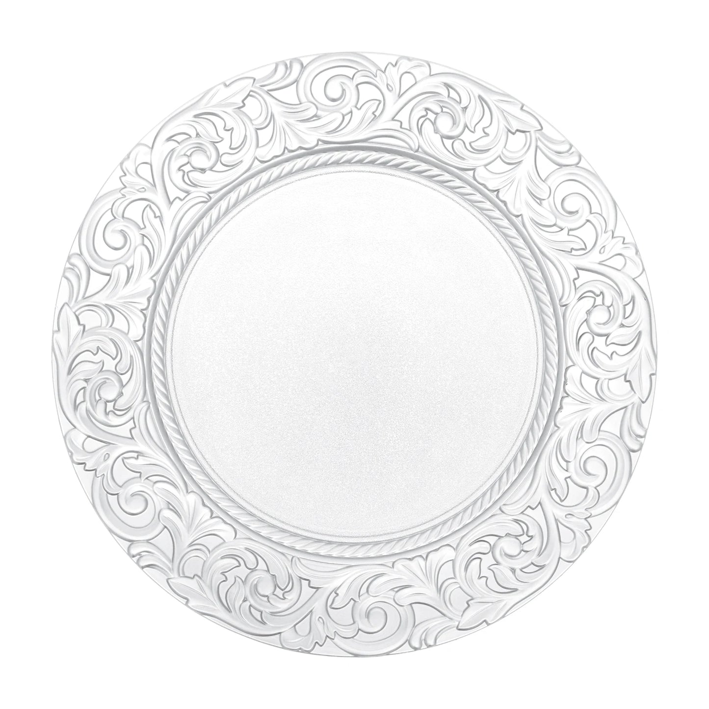 Bymaocar Round Decorative Charger Plates For Weddings And Dining