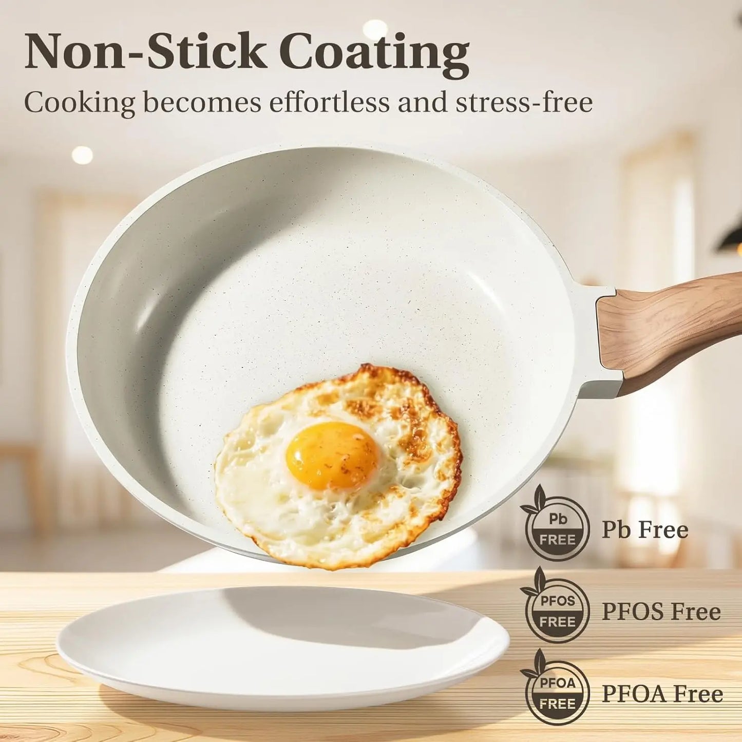 Nonstick Pots and Pans Set, 25-Piece Induction Cookware