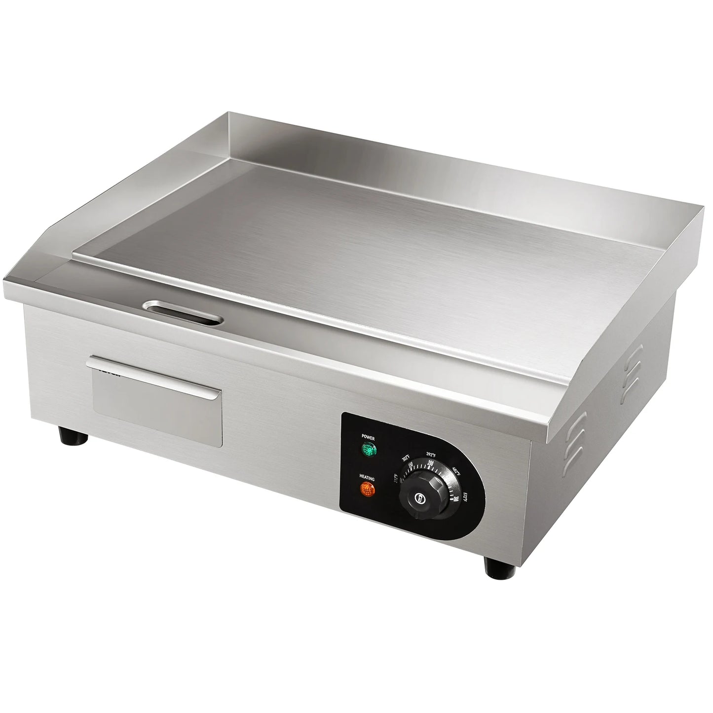 SucceBuy Stainless Steel Electric Grill Teppanyaki Hotplate