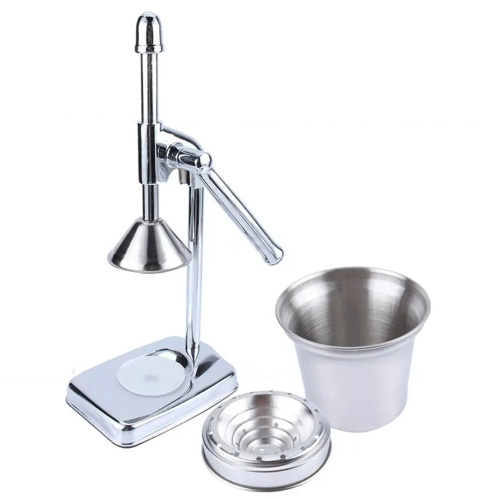 Stainless Steel Manual Orange Juice Maker Handheld Citrus Press