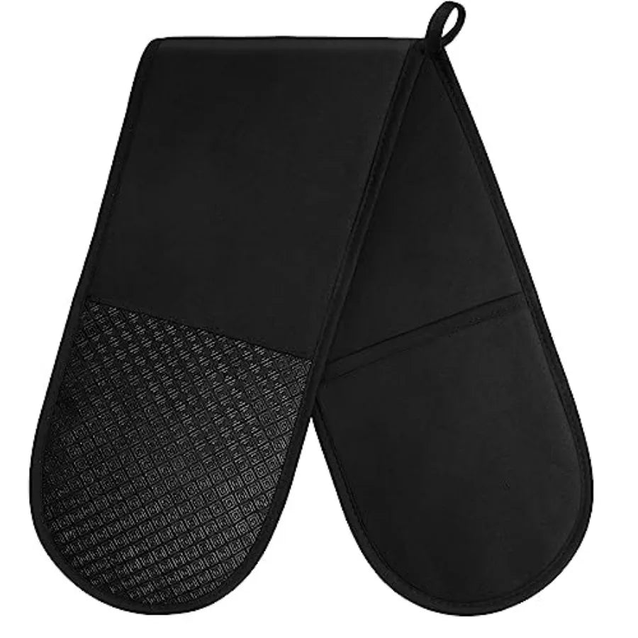 Oven Mitts And Pot Holders Set Six Piece Heat Resistant