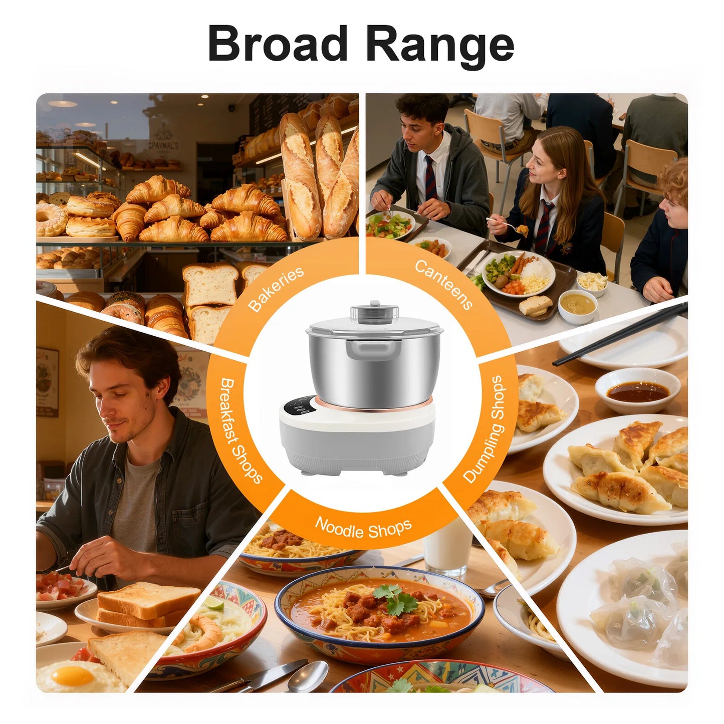 Electric Dough Maker With Ferment Function For Pizza And Bread