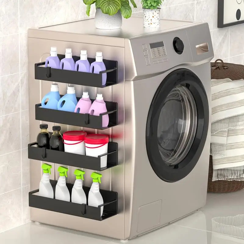 Magnetic Refrigerator Spice Rack Organizer Set 4 Pack
