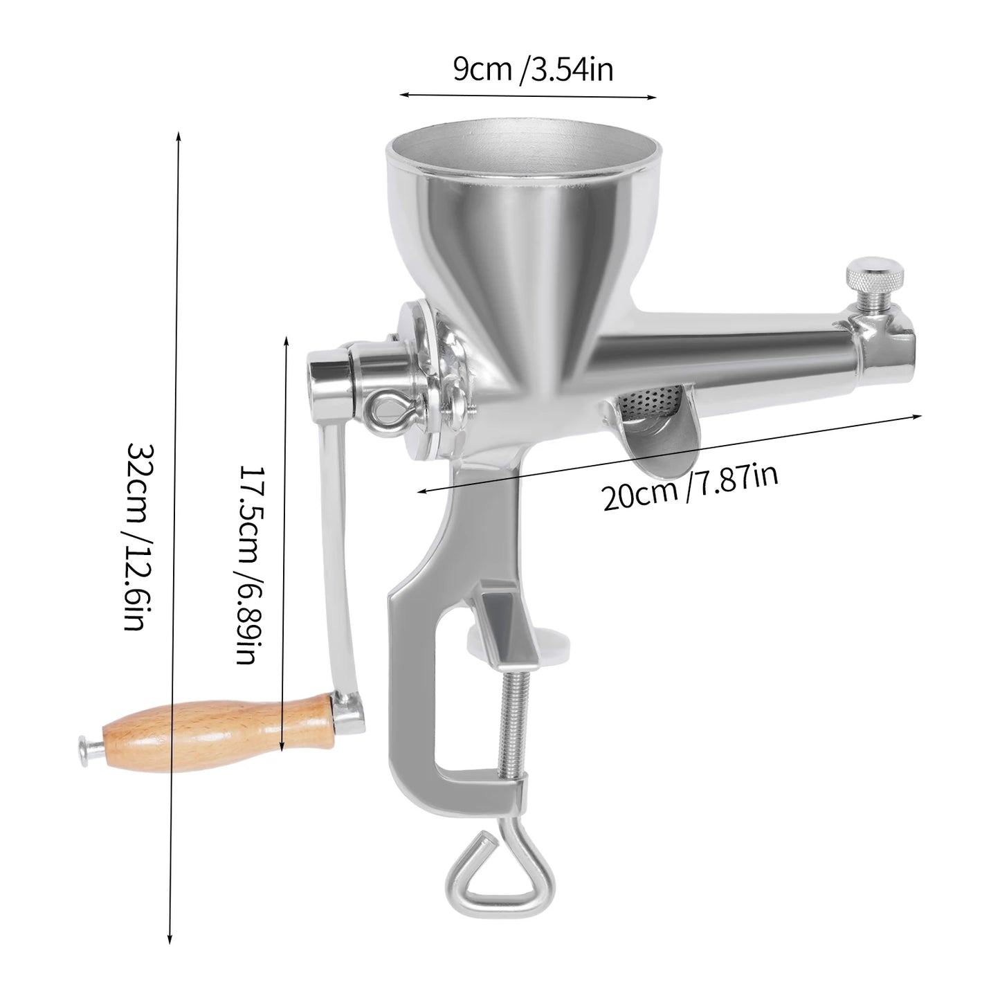 Bymaocar Manual Stainless Steel Fruit Vegetable Juicer