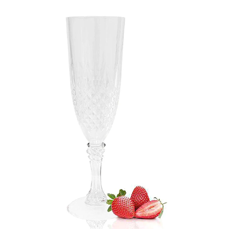 Elegant Champagne Goblet Set High Stem Glasses For Cocktails
