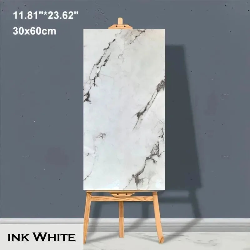 Self-Adhesive Marble PVC Floor Tiles Waterproof Peel And Stick