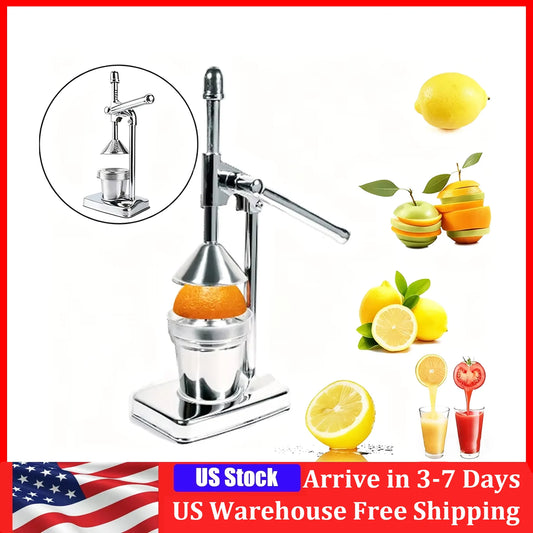Stainless Steel Manual Orange Juice Maker Handheld Citrus Press