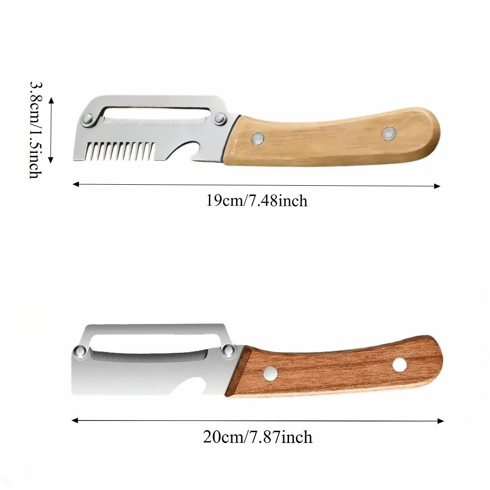 Stainless Steel Fruit And Vegetable Peeler With Ergonomic Handle