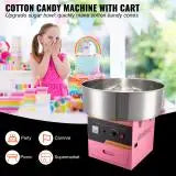SucceBuy Electric Cotton Candy Machine Commercial Floss Maker Stainless Bowl