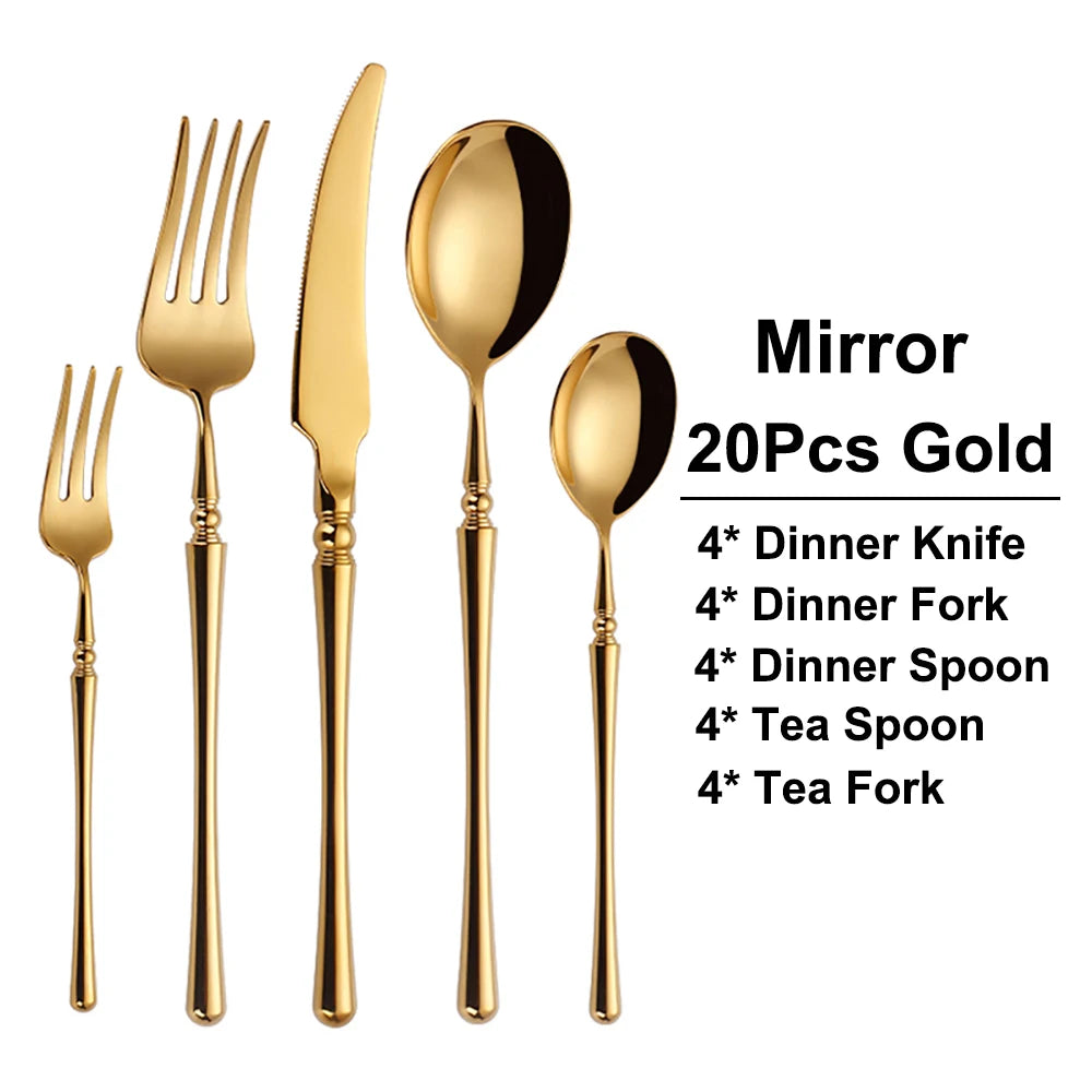 Td Home Premium Stainless Steel Flatware Dinner Set