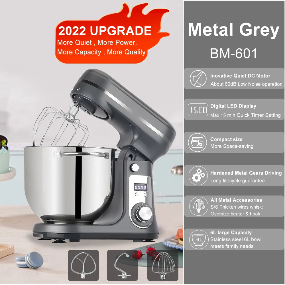 Biolomix Kitchen Stand Mixer And Blender With Quiet Motor