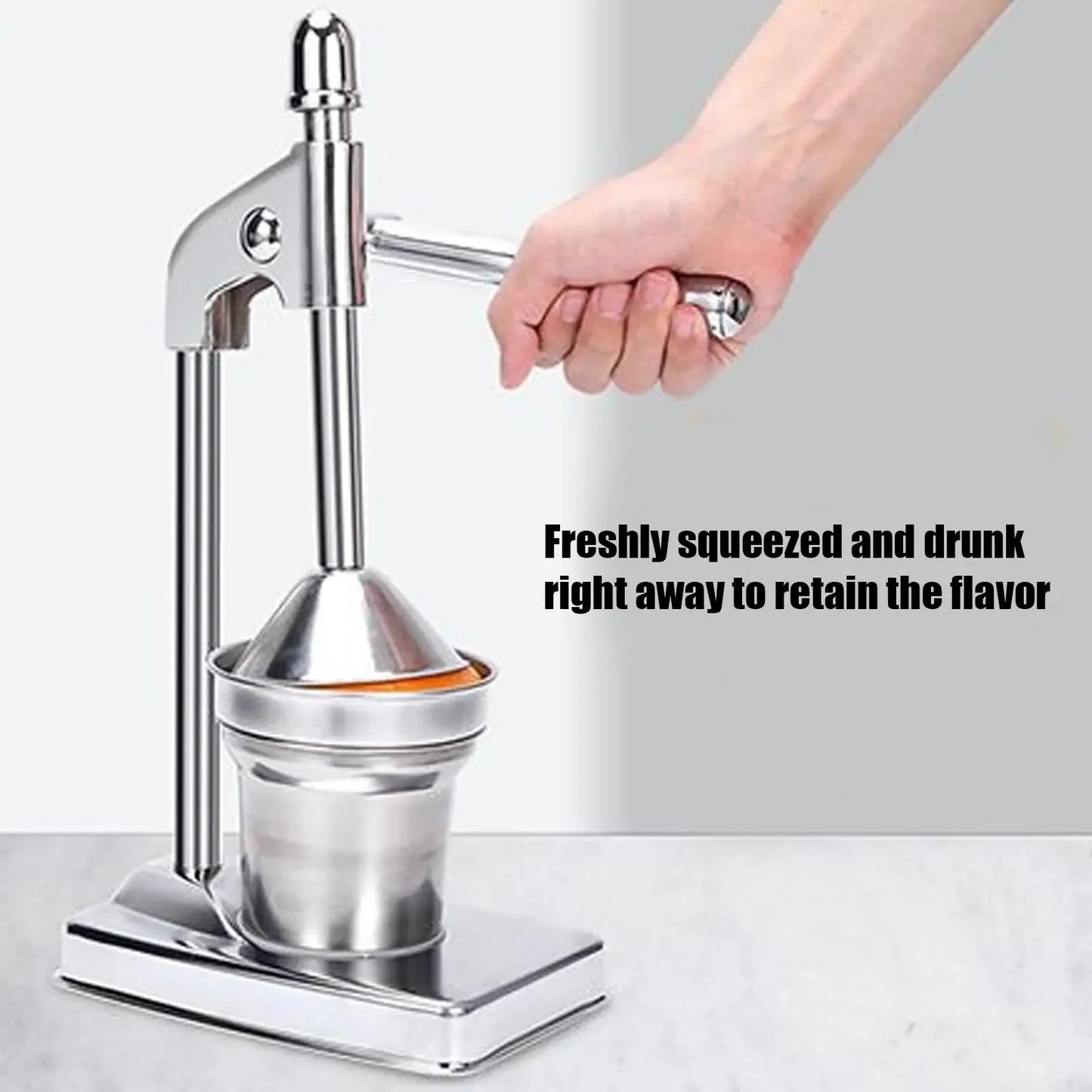 Stainless Steel Manual Orange Juice Maker Handheld Citrus Press