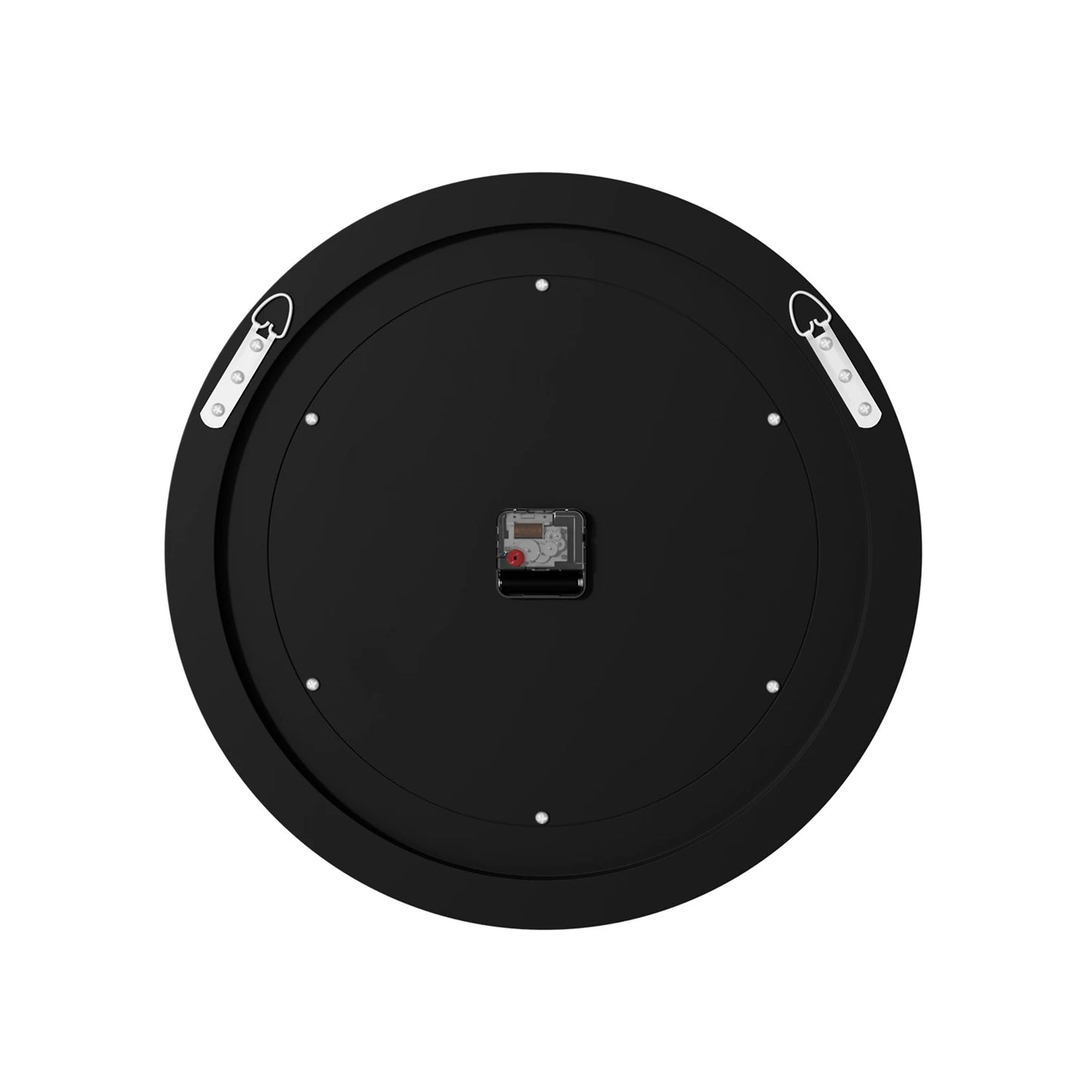 Round Mirror Clock With Crystal Sparkle For Wall Decor