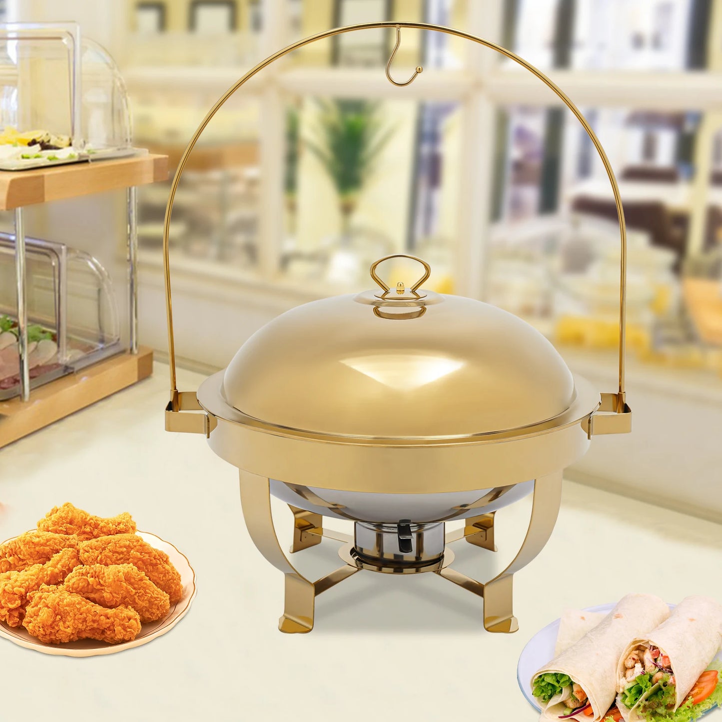 Stainless Steel Chafing Dish Buffet Server For Wedding Catering Events