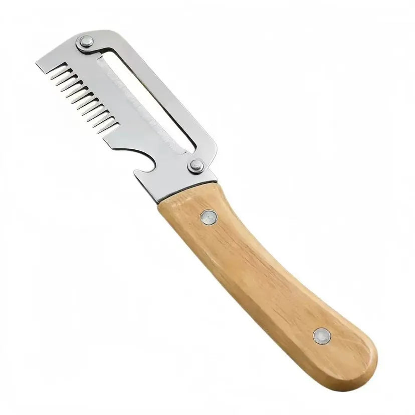 Stainless Steel Fruit And Vegetable Peeler With Ergonomic Handle