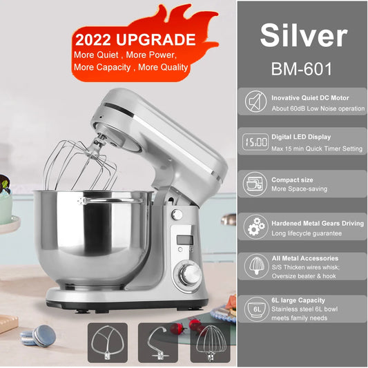 Biolomix Kitchen Stand Mixer And Blender With Quiet Motor