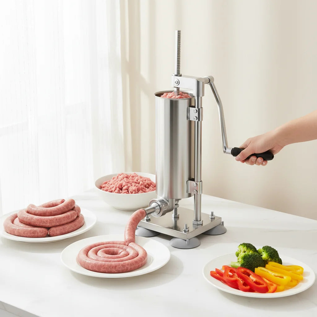 Manual Sausage Stuffer Vertical Filler Machine Stainless Steel