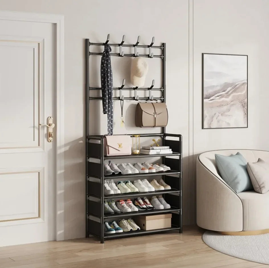 Multi Layer Door Mounted Shoe Rack With Easy Assembly For Home Use