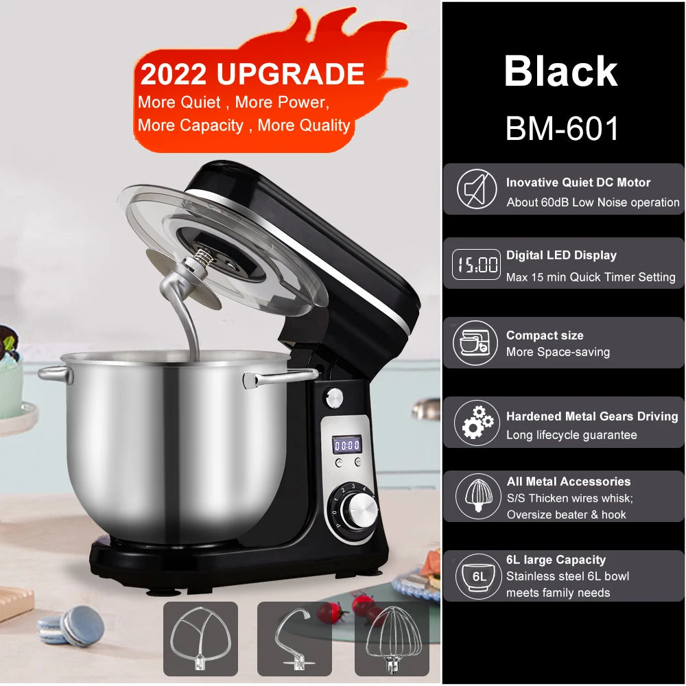 Biolomix Kitchen Stand Mixer And Blender With Quiet Motor