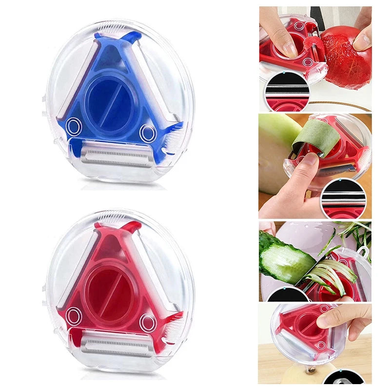 YOCITY 3-In-1 Peeler Set Slicer Shredder Julienne Cutter