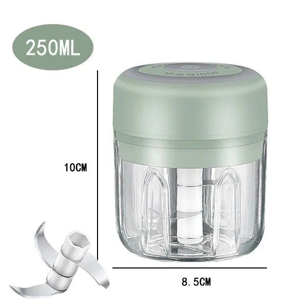 USB Charging Garlic Mincer Electric Mini Crusher Chopper