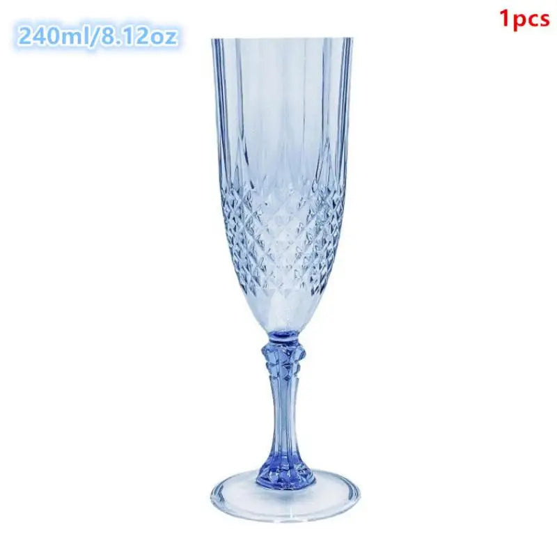 Elegant Champagne Goblet Set High Stem Glasses For Cocktails